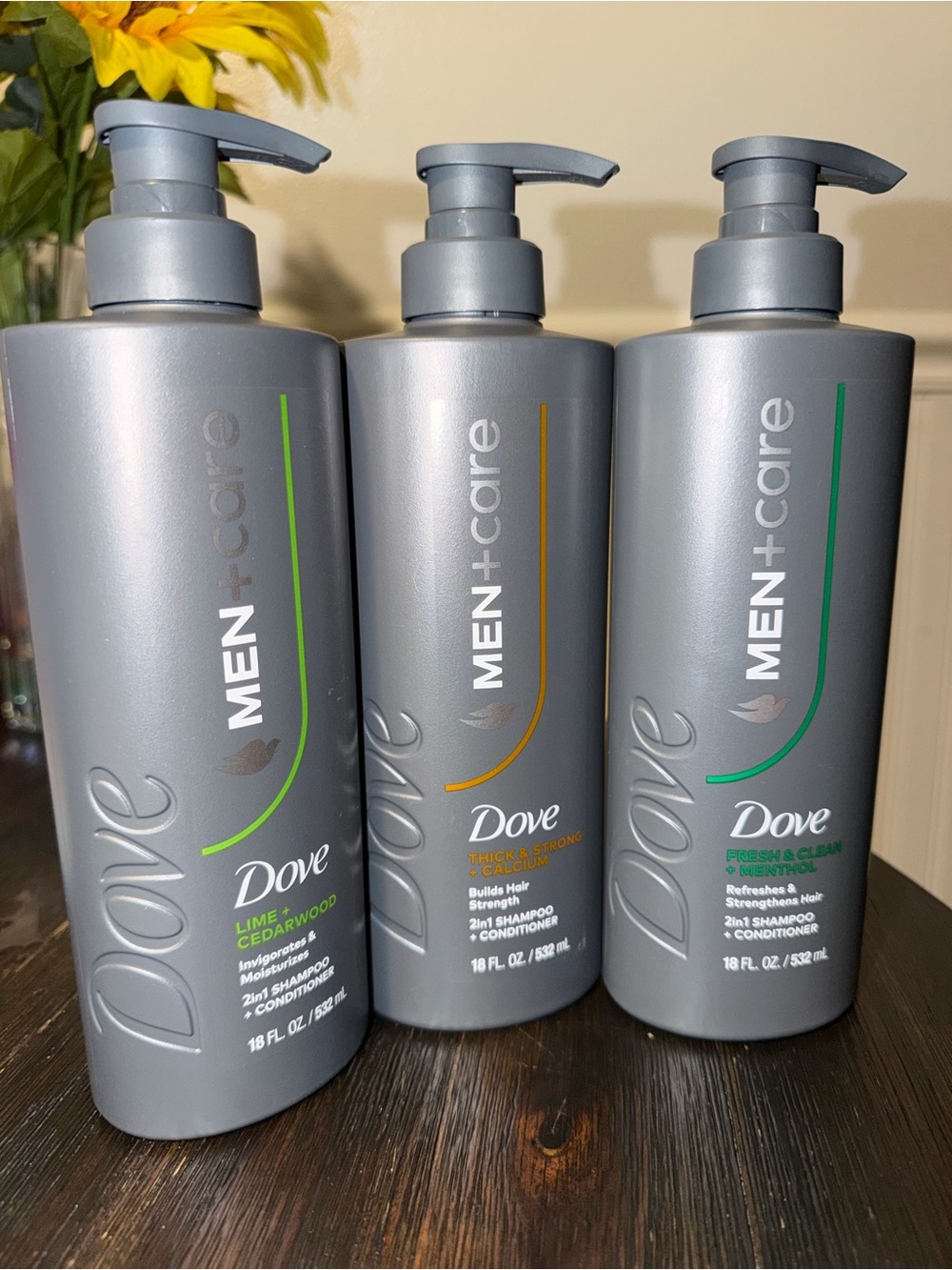 Men+Care Grey 2-in-1 Shampoo + Conditioner (18 fl oz) - Lime & Cedarwood